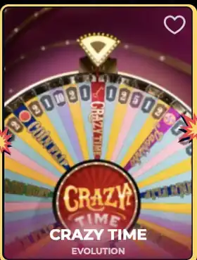 Crazy Time di Evolution su Gangstasino