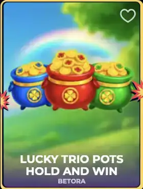 Lucky Trio Pots Hold and Win di Betora su Gangstasino